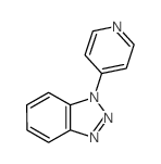 1-pyridin-4-ylbenzotriazole结构式