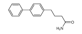 4-biphenyl-4-yl-butyric acid amide结构式