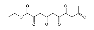 2,4,6,7,9-pentaoxo-decanoic acid ethyl ester结构式