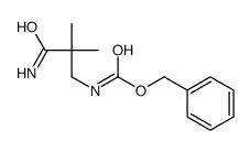 3N-苄氧羰基3-氨基-2,2-二甲基丙酰胺结构式