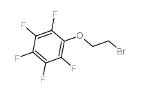 Benzene,1-(2-bromoethoxy)-2,3,4,5,6-pentafluoro-结构式