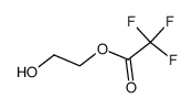 Acetic acid, 2,2,2-trifluoro-, 2-hydroxyethyl ester结构式