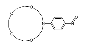 13-(4-nitrosophenyl)-1,4,7,10-tetraoxa-13-azacyclopentadecane结构式