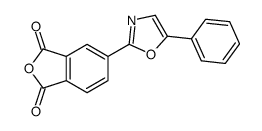 5-(5-phenyl-1,3-oxazol-2-yl)-2-benzofuran-1,3-dione结构式