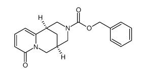 (6R,7R,9R)-(-)-N-benzyloxycarbonyl-cytisine结构式