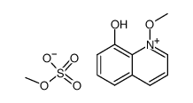 8-hydroxy-1-methoxyquinolin-1-ium methyl sulfate结构式