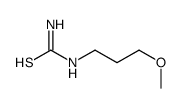 (3-METHOXY-PROPYL)-THIOUREA结构式