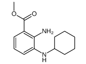methyl 2-amino-3-(cyclohexylamino)benzoate结构式
