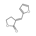 (3E)-3-(2-furylmethylidene)oxolan-2-one结构式