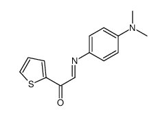 2-[4-(dimethylamino)phenyl]imino-1-thiophen-2-ylethanone结构式