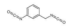 1-isocyanato-3-(isocyanatomethyl)benzene结构式