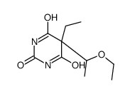 5-(1-Ethoxyethyl)-5-ethylbarbituric acid结构式