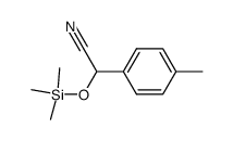 α-(4-Methylphenyl)-α-(trimethylsiloxy)acetonitrile结构式