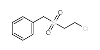((2-氯乙基磺酰基)甲基)苯结构式
