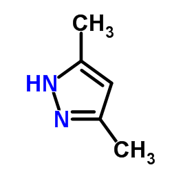 3,5-二甲基吡唑结构式