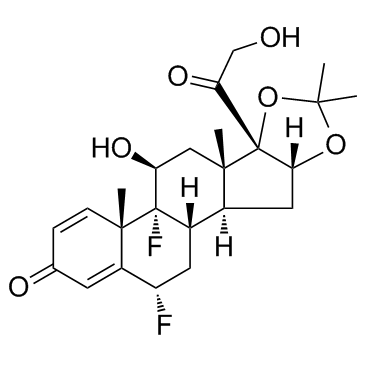 醋酸氟轻松结构式