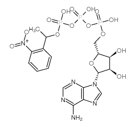1-(2-nitrophenyl)ethyl adenosine triphosphate结构式