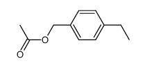 p-ethylbenzyl acetate结构式