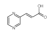 (E)-3-pyrazin-2-ylprop-2-enoic acid结构式