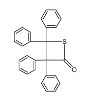 3,3,4,4-tetraphenyl-β-thiolactone结构式
