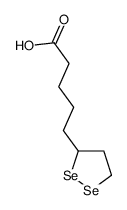 5-(diselenolan-3-yl)pentanoic acid结构式