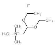 Ethanaminium,2,2-diethoxy-N,N,N-trimethyl-, iodide (1:1)结构式