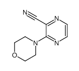 3-morpholin-4-ylpyrazine-2-carbonitrile结构式