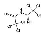 N-(1-Amino-2,2,2-trichloroethylidene)-2,2,2-trichloroethanimidamide结构式