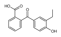 2-(3-ethyl-4-hydroxybenzoyl)benzoic acid结构式