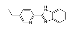 2-(5-ethyl-2-pyridinyl)-1H-benzimidazole结构式
