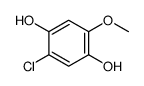 2-chloro-5-methoxybenzene-1,4-diol结构式