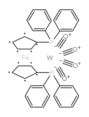 (1,1’-双(二苯基磷)二茂铁)四羰基钨结构式