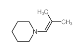 1-(2-Methyl-1-propenyl)piperidine结构式