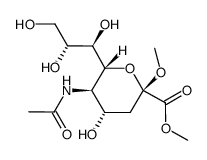 2-O-Methyl-&beta;-D-N-acetylneuraminic Acid, Methyl Ester结构式