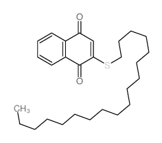 1,4-Naphthalenedione,2-(octadecylthio)-结构式