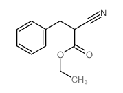 Benzenepropanoic acid, a-cyano-, ethyl ester结构式