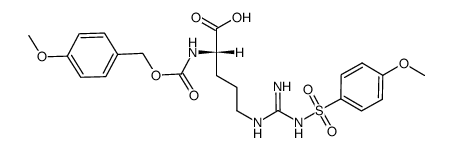 Z(OMe)-Arg(MBS)-OH结构式