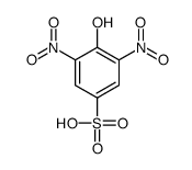 4-hydroxy-3,5-dinitrobenzenesulfonic acid结构式