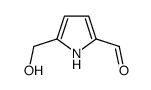 5-(羟基甲基)-1H-吡咯-2-甲醛结构式