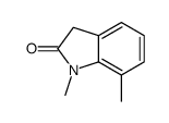 1,7-dimethyl-3H-indol-2-one结构式