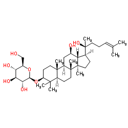 (S型)人参皂苷Rh2结构式