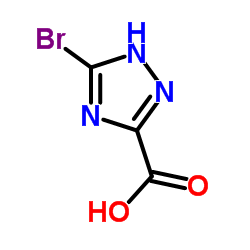 5-溴-1H-1,2,4-三唑-3-甲酸结构式