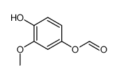 4-hydroxy-3-methoxyphenyl formate结构式
