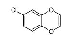 6-chloro-1,4-benzodioxin结构式