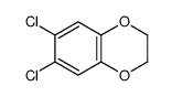 6,7-dichloro-2,3-dihydro-1,4-benzodioxine结构式