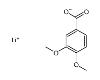 lithium 3,4-dimethoxybenzoate结构式
