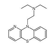 10-(2-Diethylaminoethyl)-10H-pyrido[3,2-b][1,4]benzothiazine结构式