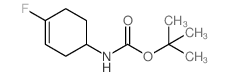 TERT-BUTYL (4-FLUOROCYCLOHEX-3-EN-1-YL)CARBAMATE结构式