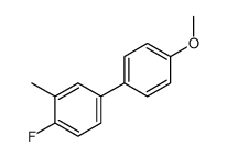 1-fluoro-4-(4-methoxyphenyl)-2-methylbenzene结构式