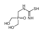 bis(hydroxymethyl)phosphorylmethylthiourea结构式